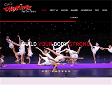 Tablet Screenshot of clubdynamite.com.au